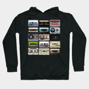 Cassette Tapes Music Lovers Retro Vintage Audio Design Hoodie